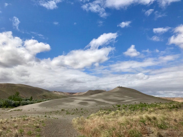 Bruneau Dunes State Park, showcasing the diversity of Idaho's camping landscapes.