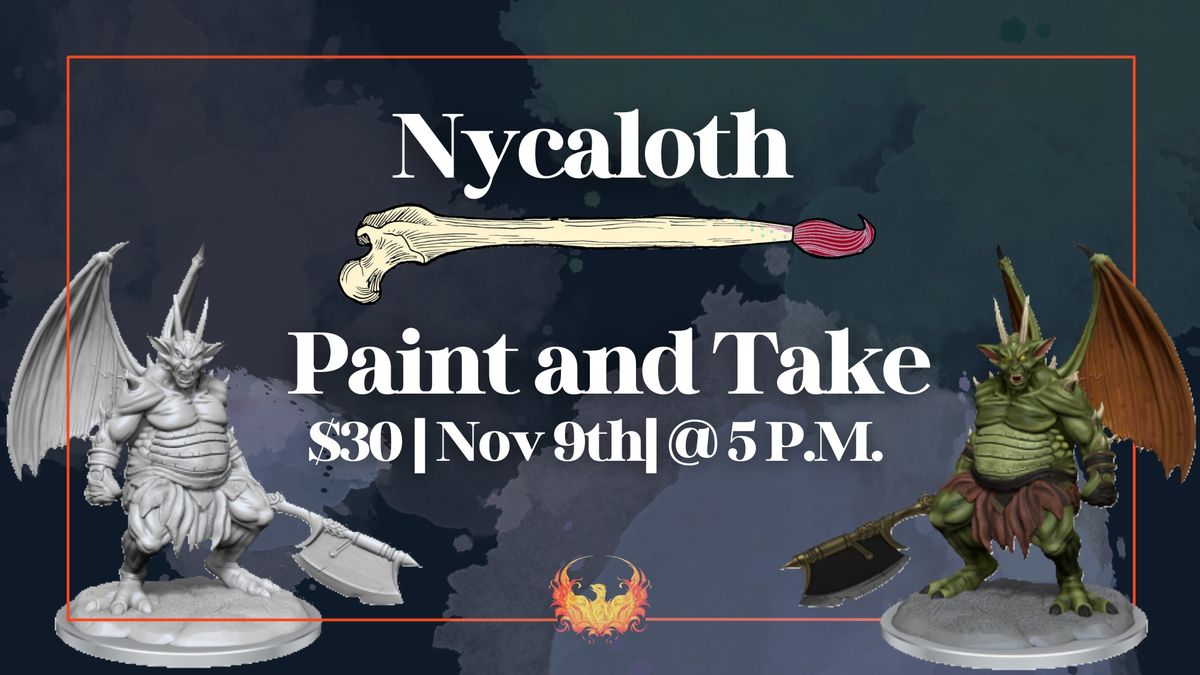 Transform a Miniature into Art at Meridian's Paint & Take - Nycaloth