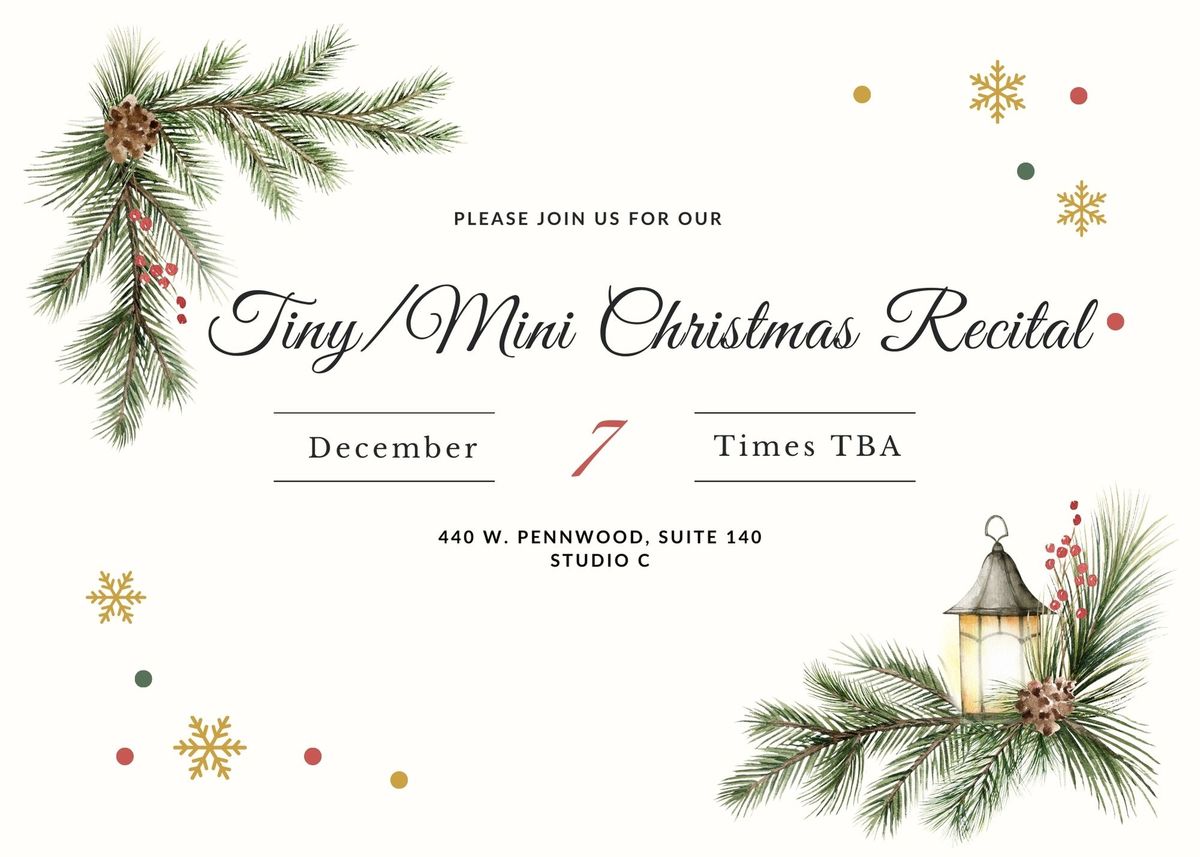 Tiny Mini Christmas Recital: A Festive Family Event in Meridian, Idaho